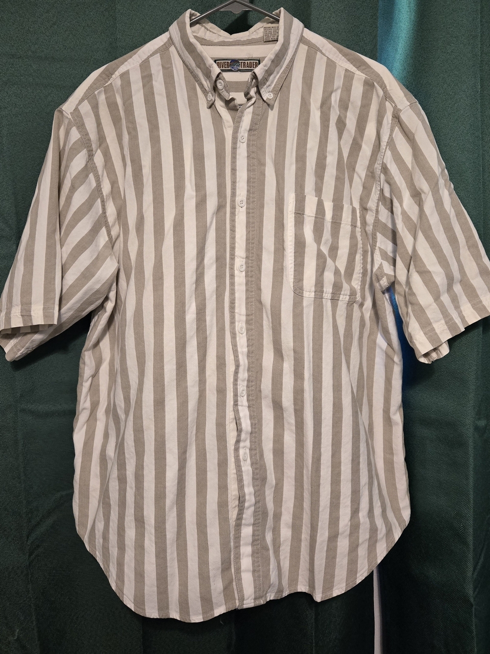 Vintage River Trader Mens XL Button Up Shirt